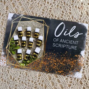 Oils of the Bible Postcard, Bookmark and Handout