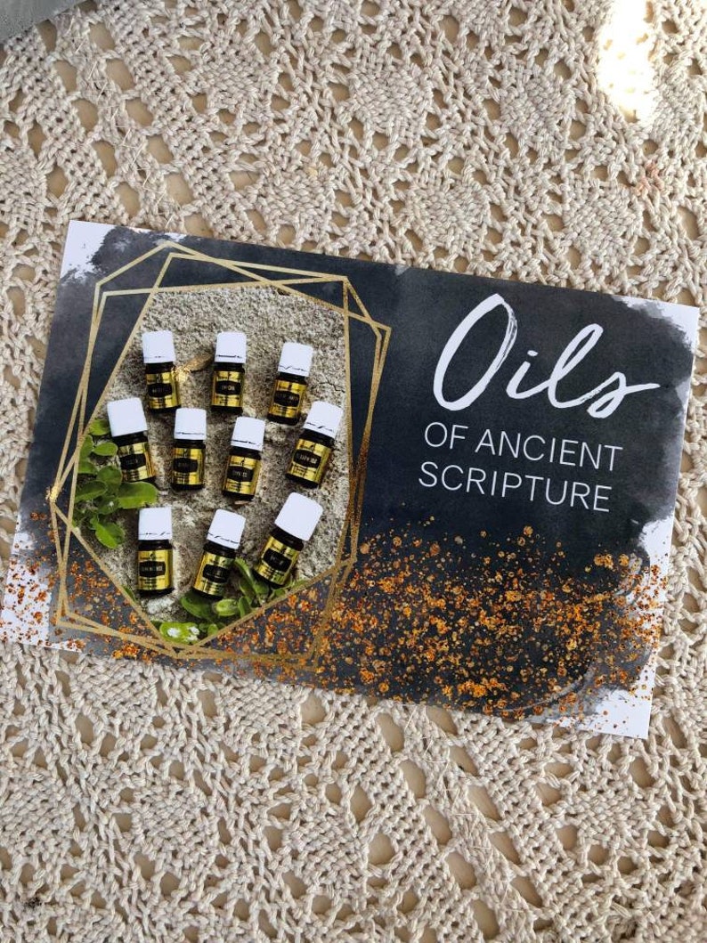 Oils of the Bible Postcard, Bookmark and Handout Etsy