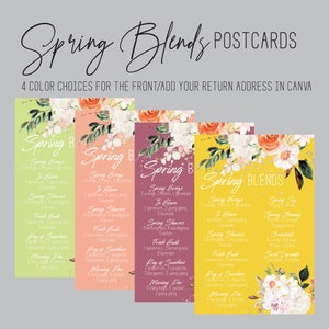 Spring Blends postcards