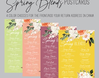 Spring Blends postcards