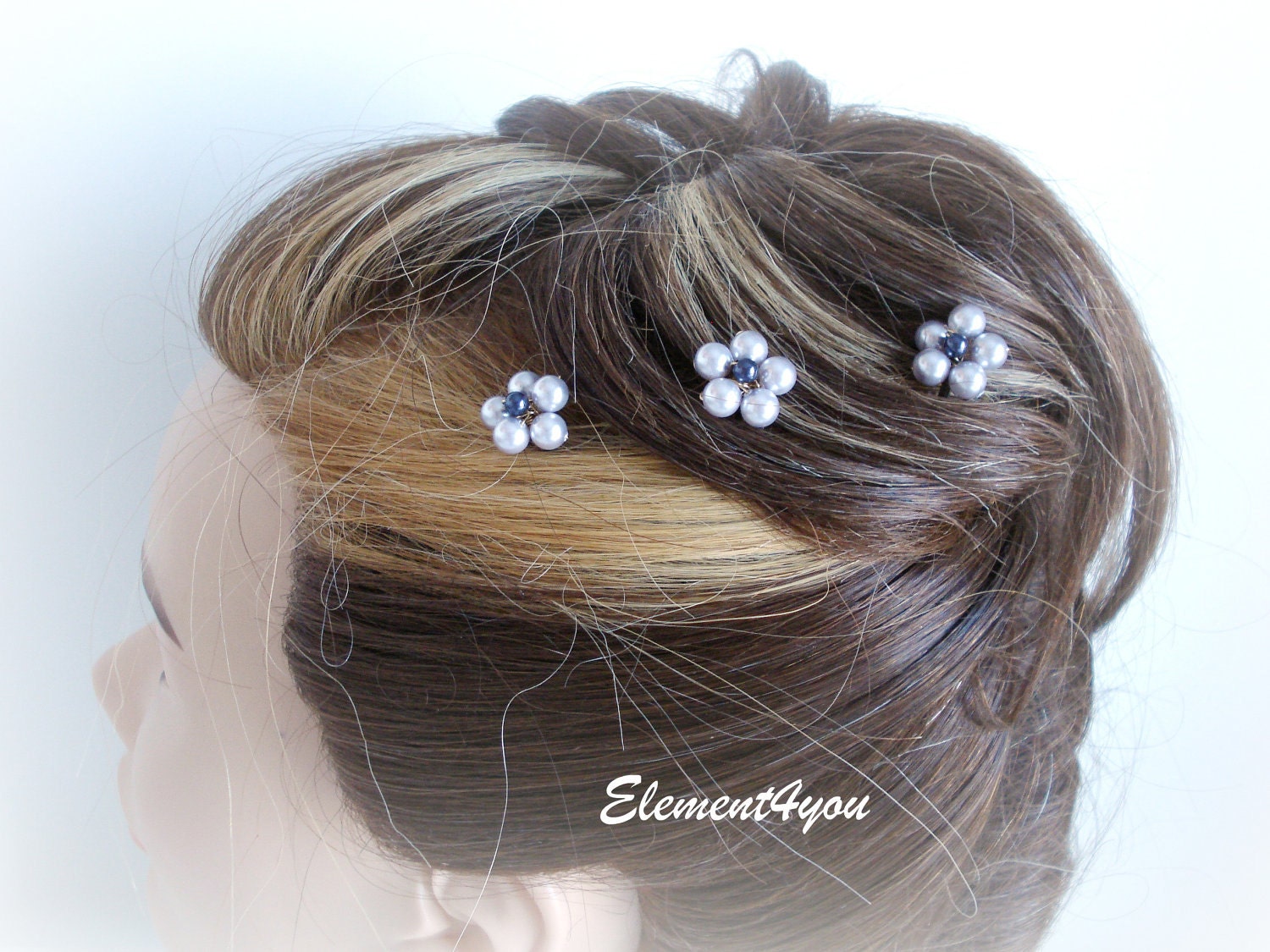 Bridesmaid Hair Clips Wedding Hair Accessories Pearl bobby Etsy