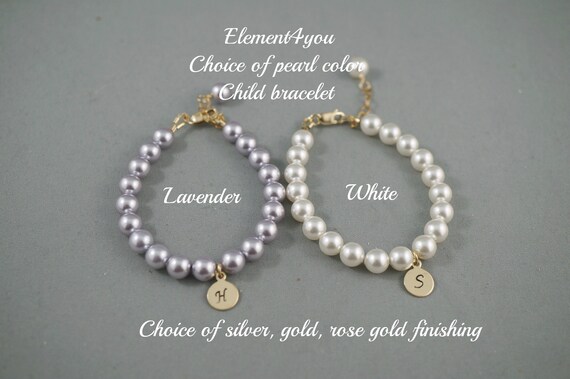 flower girl bracelet etsy