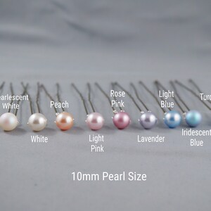 Bridal Earrings, Wedding Bridesmaid Gift, Bride Jewelry, Cubic Zirconia earrings, Post it earrings, Swarovski Pearl Short Dangle Formal Wear image 7