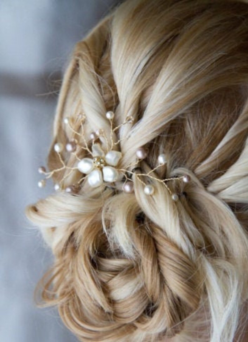 Bridal Hair Pin Silver Gold Fascinator Wedding Hair Piece Etsy