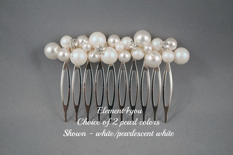 COYUN Haarkamm Mit Kristall & Perlen – Handgefertigter Brautschmuck Für Hochzeit, Fotoshooting & Festliche Anlässe