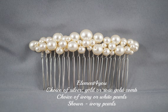 COMB Bridal Comb Pearl Hair Accessories Wedding Hair Piece