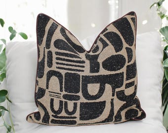 Bestickter Kissenbezug 45 x 45 cm – Dekoratives Dekokissen für Sofa oder auch Sofakissen