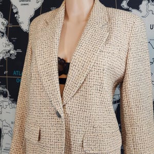 Vintage Anne Klein ll wool multi color VTG Blazer