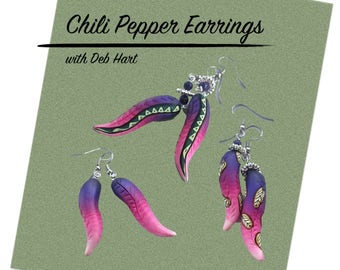 Tutorial - Chili Pepper Earrings