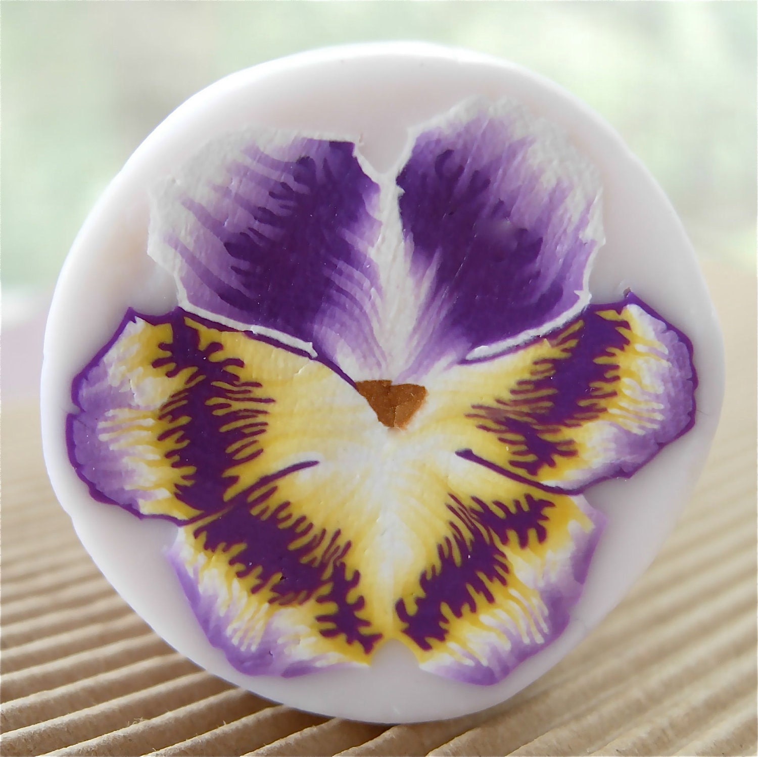 Tutorial Polymer Clay Pansy Cane Etsy