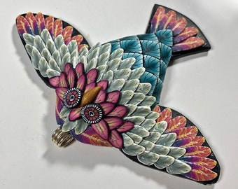 Tutorial - Flying Owl Pendant, polymer clay class, feather cane, down/fur cane, handmade necklace, custom bail, millefiori, diy pdf