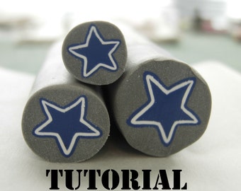 Tutorial - Bastón Easy Star de Deb con arcilla polimérica