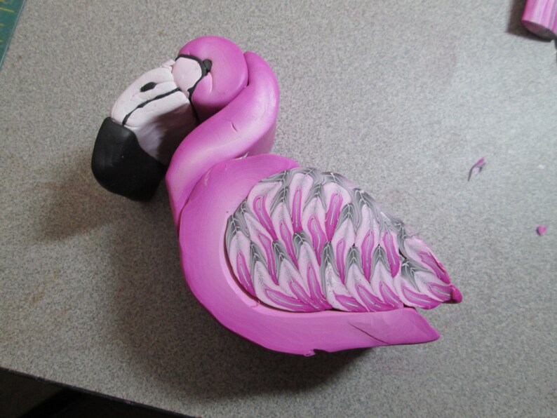 Tutorial Polymer Clay Flamingo Cane image 3