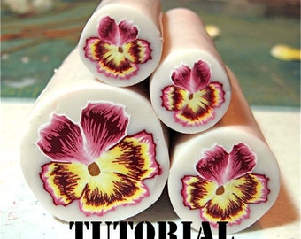 Tutorial - Polymer Clay Pansy Cane