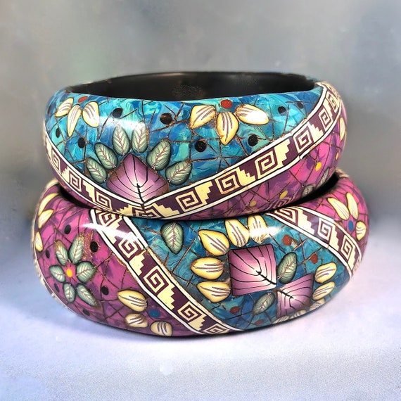 Workshop Booklet - Southwestern Bangles, Polymer Clay Class, Cane