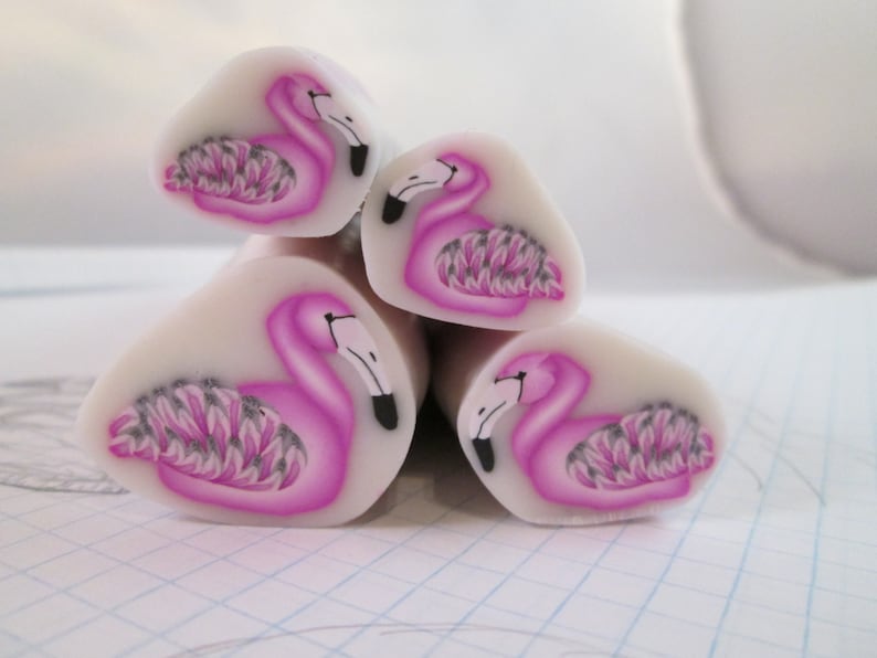 Tutorial Polymer Clay Flamingo Cane image 1