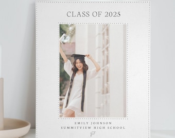 Personalized Graduation Picture Frame Class of 2025 Congrats Grad Photo Frames Custom Graduate Gift Memory Milestone Keepsake College Grads