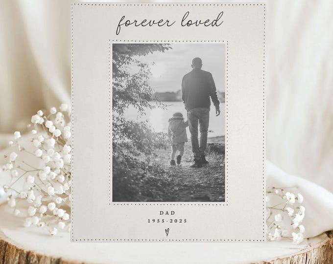 Loss of Loved One Personalized Photo Frame Gift Remembrance Keepsake Gifts Grief Sympathy Memorial Present In Loving Memory Picture Frame