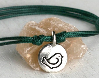 Bird Bracelet, Bird Anklet (Many Colors)