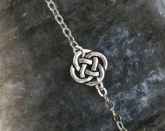 Celtic Knot Stainless Steel Anklet or Bracelet