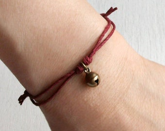 Jingle Bell Bracelet, Jingle Bell Anklet (many colors to choose)