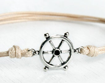 Sailing Wheel Bracelet Anklet for Men Women