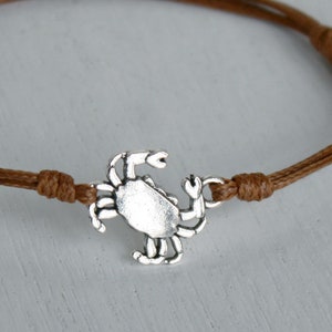 Crab Bracelet Anklet Cancer Zodiac Bracelet Anklet Etsy