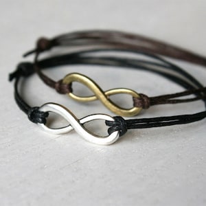 Infinity Bracelet, Infinity Anklet many colors to choose image 1