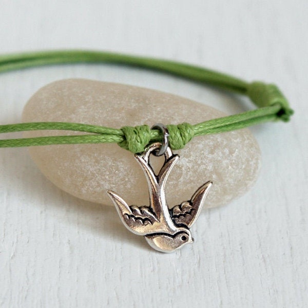 Swallow Bird Bracelet, Swallow Bird Anklet