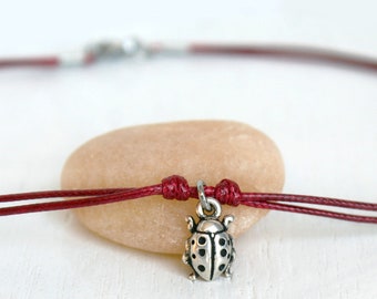 Ladybug Choker Necklace