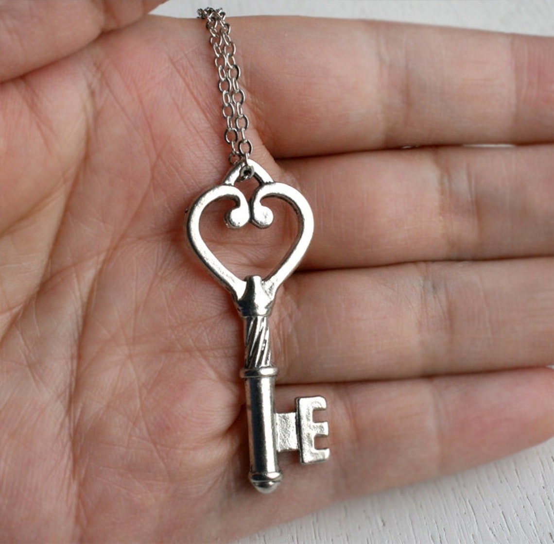 Key Necklace on Chain many Different Keys to Choose Etsy