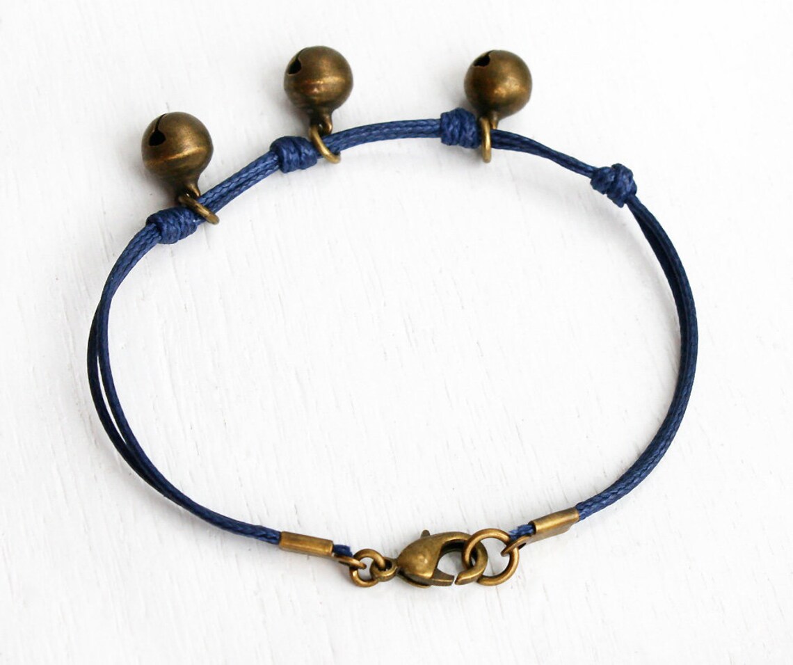 Bell Bracelet Anklet With 3 Bells Etsy