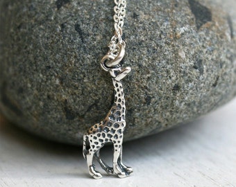 Sterling Silver Giraffe Necklace