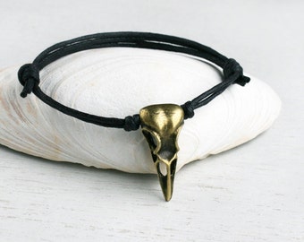 Bird Skull Bracelet for Men Women