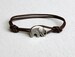 Elephant Leather  Bracelet (many colors to choose) 