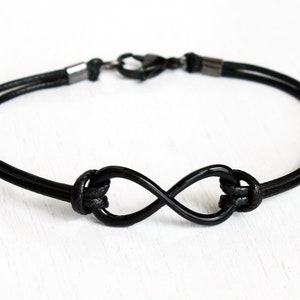 Infinity Bracelet with Clasp for Men Women