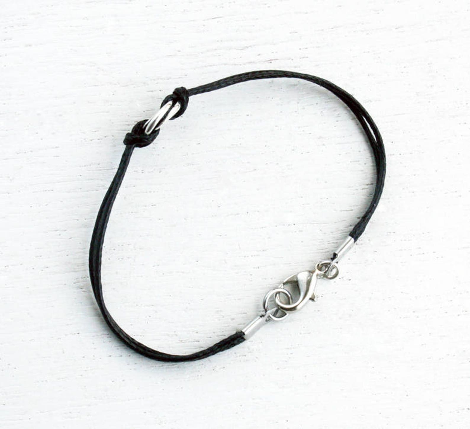 Love Knot Bracelet Love Knot Anklet Karma Circle Bracelet Etsy