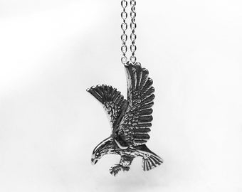 Sterling Silver Eagle Necklace