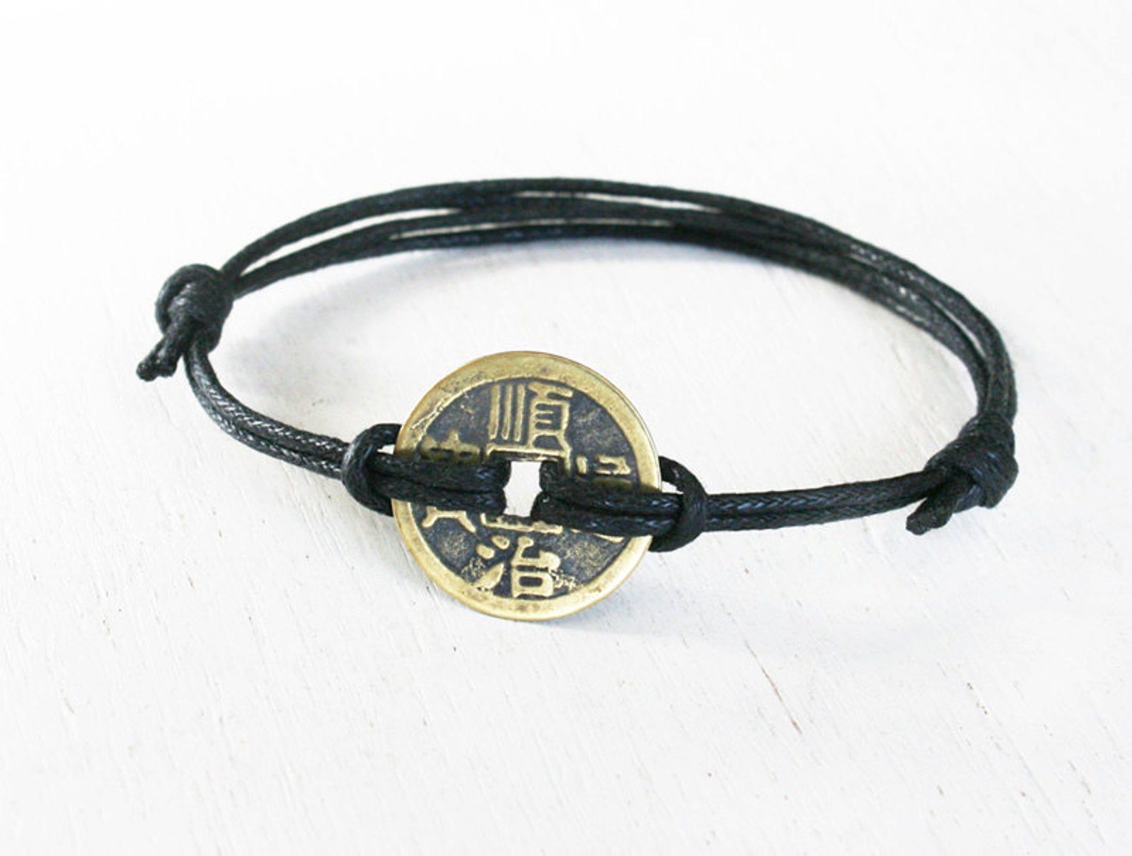Ancient Chinese Coin Bracelet many Colors to Choose Etsy