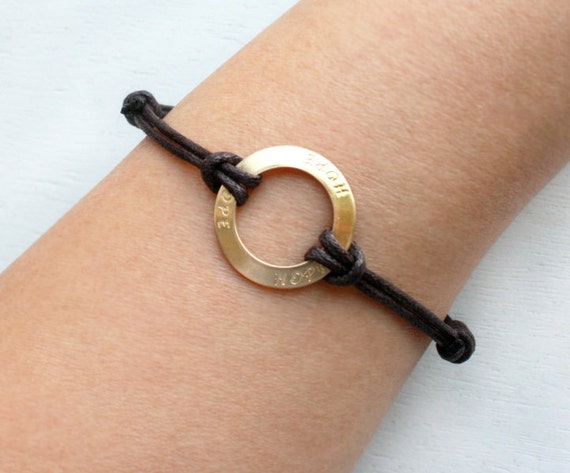 Message bracelets best sale circle