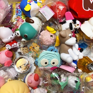 japanese gashapon trinket mystery grab bag - super kawaii trinkets and gacha from japan