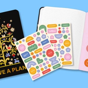Ukrainian Folk art Planner Notebook with Ornament | made in Ukraine gifts!