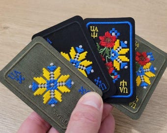 Chevron set - Ukrainian symbol - Military Patch - Patriotic Chevron