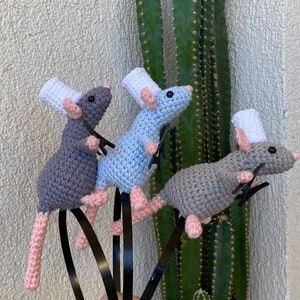 Bandeau ratatouille au crochet : accessoire pour cheveux fait main en fil de coton