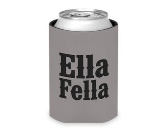 Ella Fella Can Cooler | Neoprene Beverage Insulator, Koozie