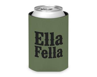 Ella Fella Can Cooler | Neoprene Can Cooler Koozie