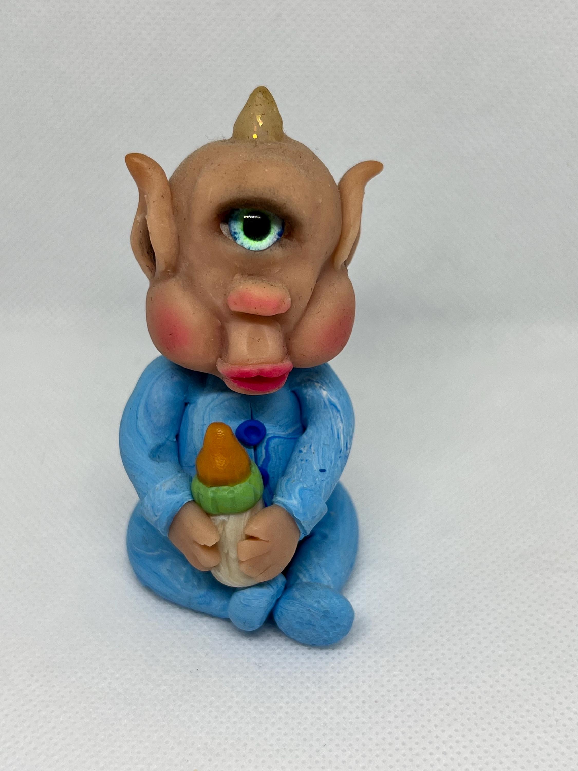 Polymer Clay Cyclops Baby Boy - Etsy