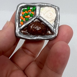 vintage TV dinner magnet