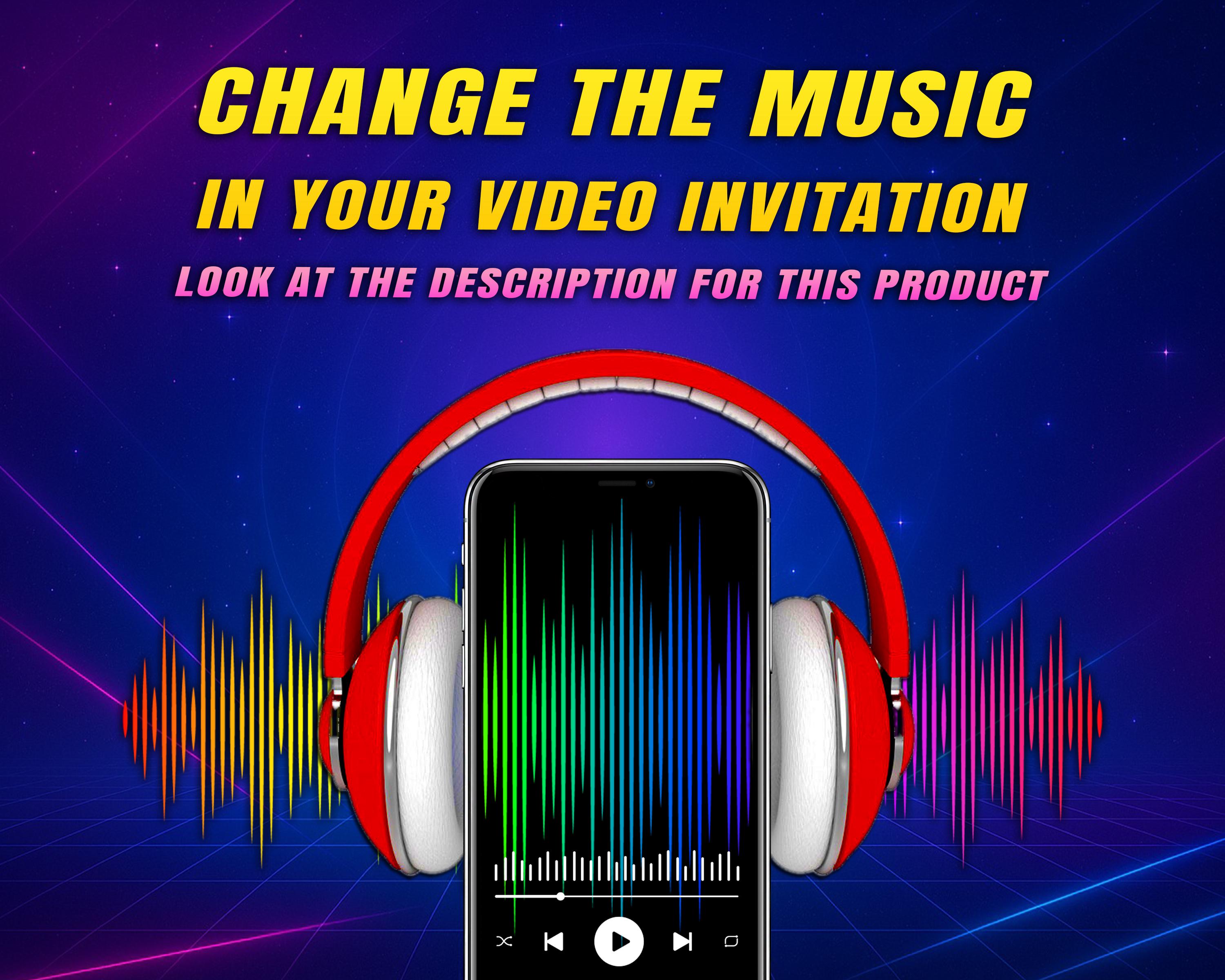 Pixel Game Video Invitation – Custom Order