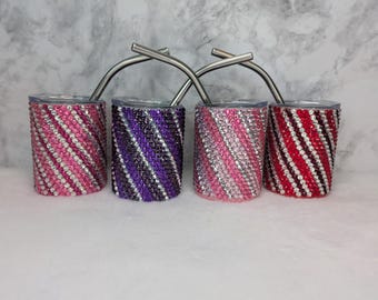 Mini Rhinestone Shot glass tumbler